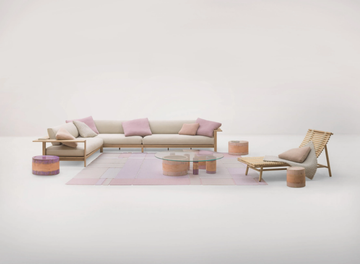 FREI - Sectional modular fabric garden sofa by Paola Lenti - view 3